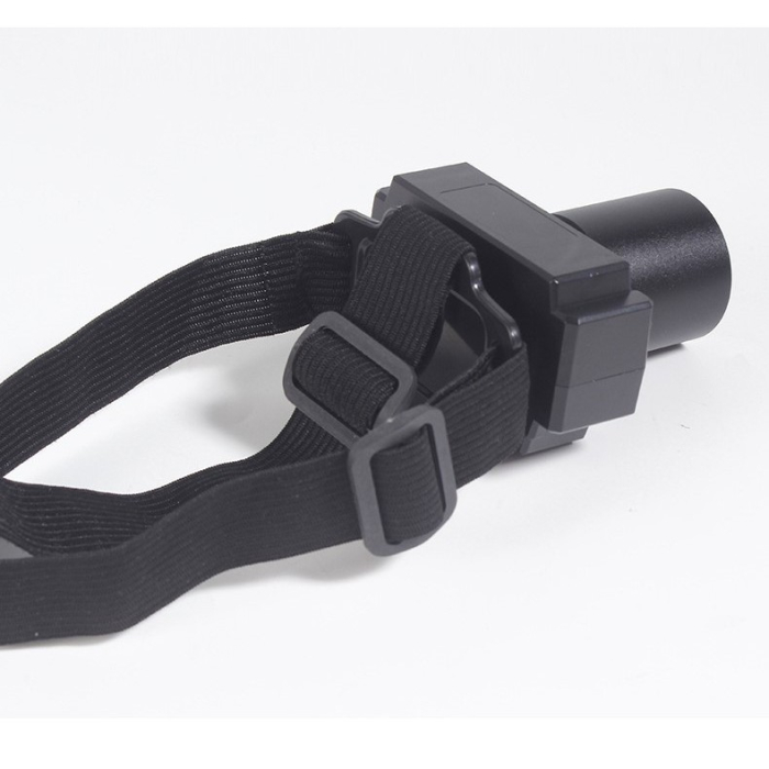 Lanterna LED de Montat pe Cap, , cu Raza Lunga de Zoom, Far Telescopic, Reglabil, Rezistent la Apa, pentru Pescuit in Aer Liber, Camping, Lumina Puternica, Lanterna, 7x4.5x6 cm, Negru [9]