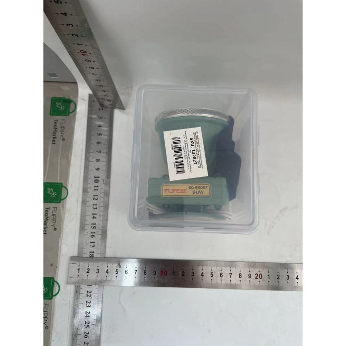 Lanterna LED de Montat pe Cap, , cu Raza Lunga de Zoom, Reincarcabila USB, Far Telescopic, Rezistent la Apa, Reglabil, pentru Pescuit in Aer Liber, Camping, Lumina Puternica, Lanterna, 10.5x8x6.5 cm, Verde Inchis [2]