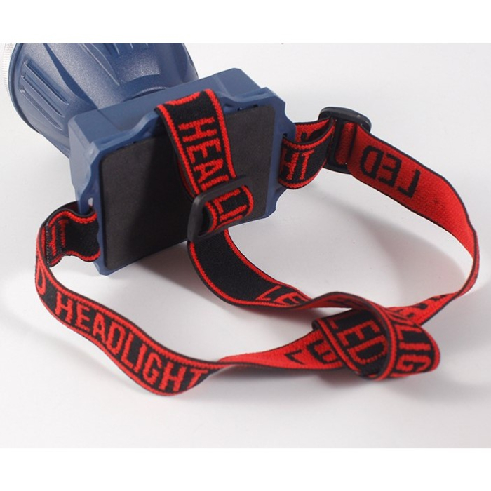 Lanterna LED de Montat pe Cap, , cu Raza Lunga de Zoom, Reincarcabila USB, Far Telescopic, Rezistent la Apa, Reglabil, pentru Pescuit in Aer Liber, Camping, Lumina Puternica, Lanterna, 7.5x5.8x5.5 cm, Albastru [5]