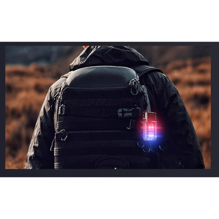 Lanterna UV LED Portabila, , Incarcare USB Tip C, Raza 50 m, 5W, 3 Culori de Lumina, 1200 mAh, 8 x 2 x 4.2 cm, Transparent Fluorescent [6]