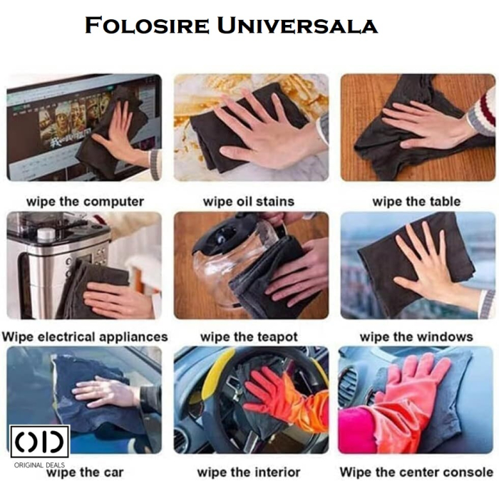 Set 3 Lavete Magice din Microfibra 30x30 cm – ORIGINAL DEALS [14]