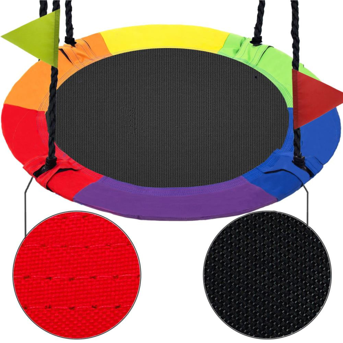 Leagan tip cuib 100cm, inaltime reglabila, 150 kg, Multicolor [23]