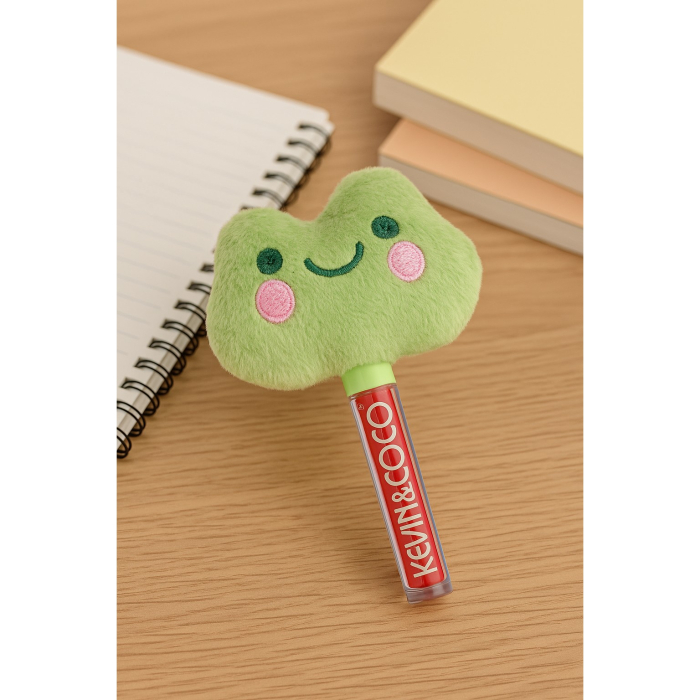 Luciu de Buze, Kevin&Coco, Animat de Plus, Model Broasca, Verde [3]