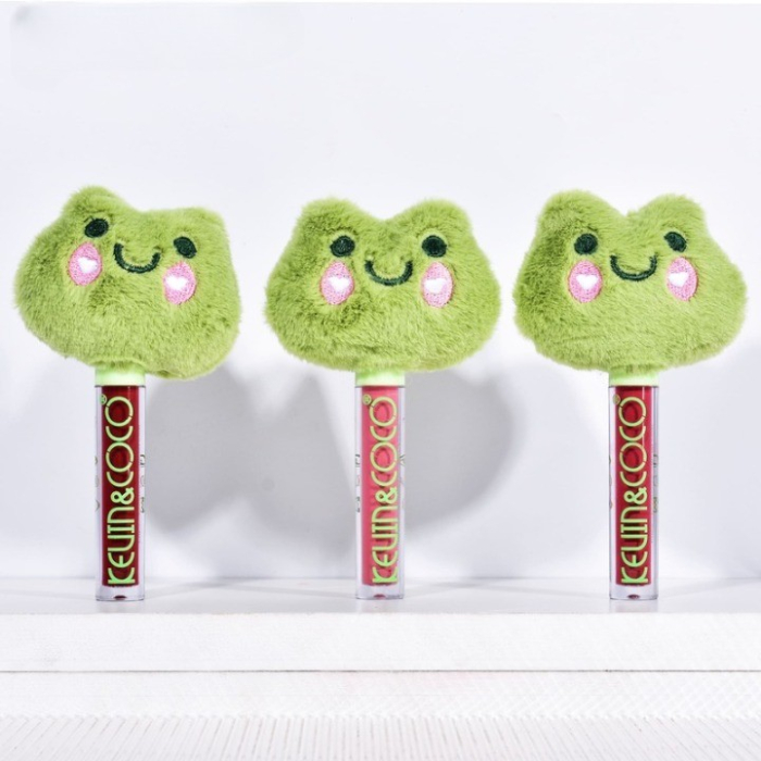 Luciu de Buze, Kevin&Coco, Animat de Plus, Model Broasca, Verde [4]