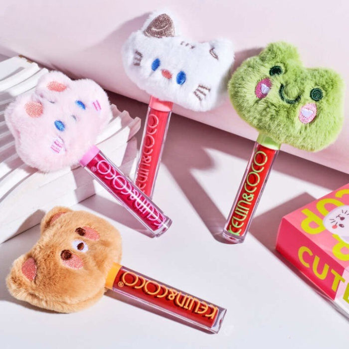 Luciu de Buze, Kevin&Coco, Animat de Plus, Model Ursulet, Maro [5]