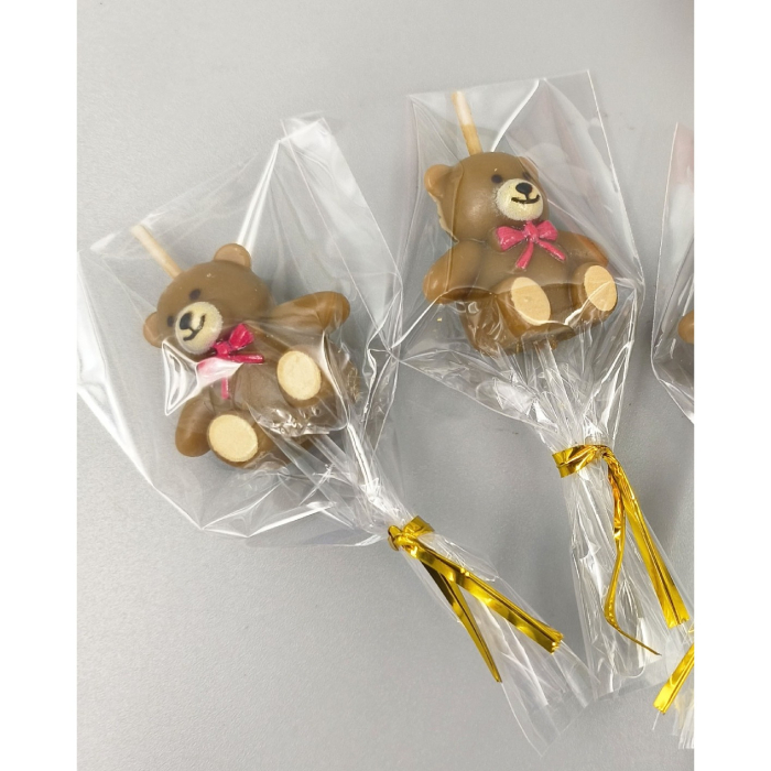 Lumanare de Tort, , Model Ursulet, Party, 8 x 3.2 cm, Maro [3]