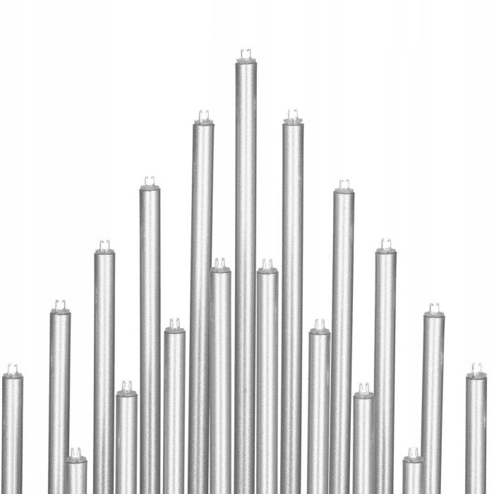 Lumanari decorative de Craciun, 33 becuri tip LED, culoare argintiu [9]
