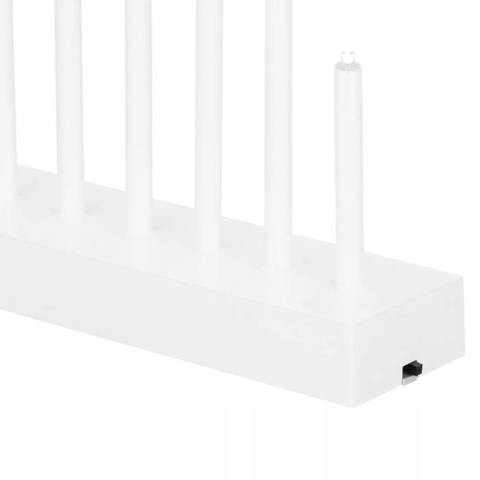 Lumanari decorative de Craciun, 7 becuri tip LED, culoare argintiu [13]