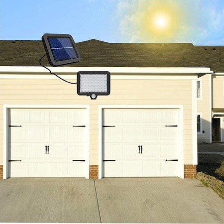 Lumina cu incarcare solara, 56 LED cu 1 grila pe inductie, montaj pe perete,  [4]