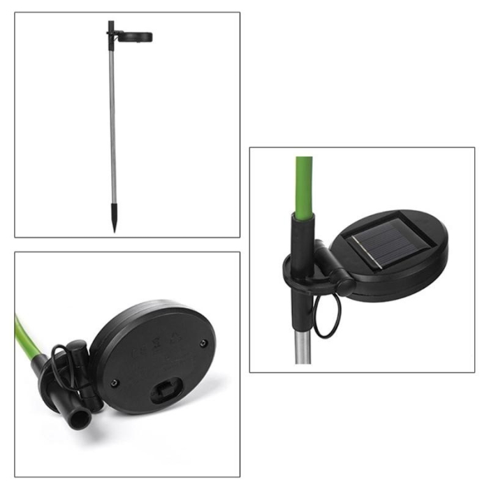 Lumina solara LED tip Spic de grau, inaltime 80 cm, pentru gradina,  [3]