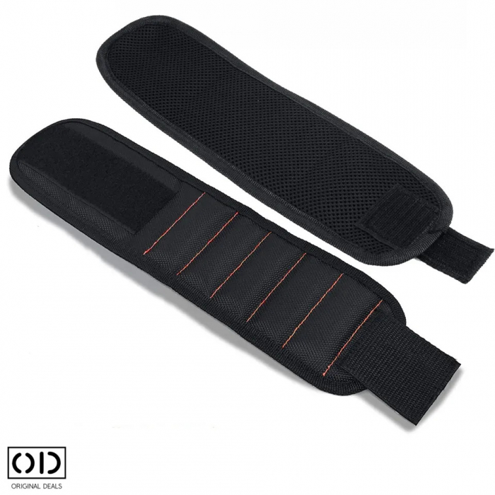 Bratara magnetica pentru suruburi Bratara magnetica pentru cuie  Bratara magnetica scule Bratara magnetica cu arici pentru suruburi cuie dibluri Banda magnetica cuie suruburi [18]
