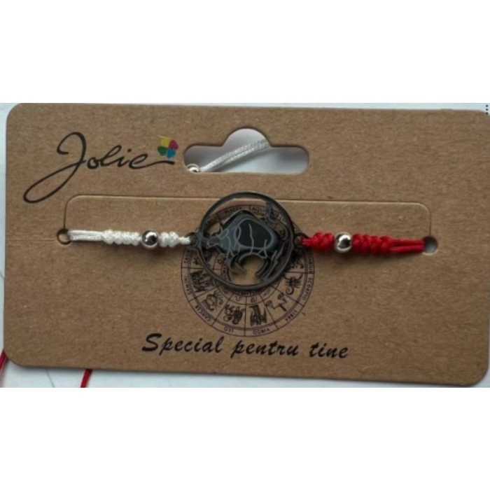 Martisor bratara zodiac, Jolie, 5x9 cm, Taur [2]
