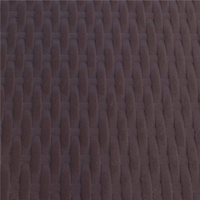 Masa dreptunghiulara pliabila multifunctionala, 1.8 m x 0.75 m x 0.75 m, imitatie ratan, maro [4]