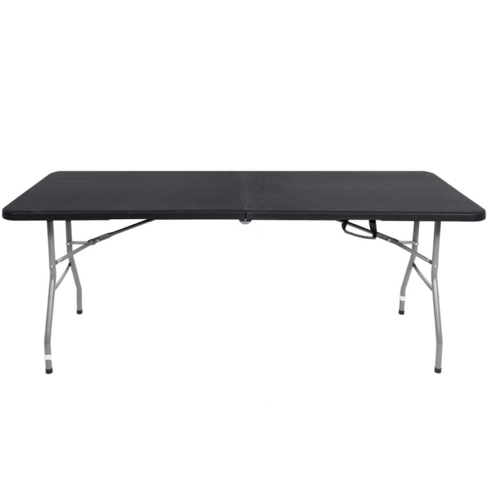 Masa dreptunghiulara pliabila multifunctionala, 180x75x75cm, neagra [12]