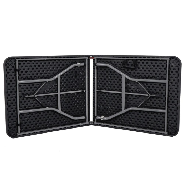 Masa dreptunghiulara pliabila multifunctionala, 180x75x75cm, neagra [3]