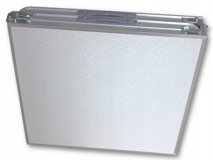 Masa pliabila metalica pentru gradina sau picnic, blat MDF, inaltime reglabila, 180x60cm [6]