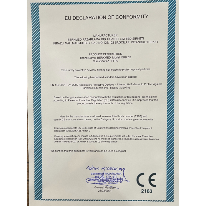 Masca FFP2 BRKMEDIKAL [12]