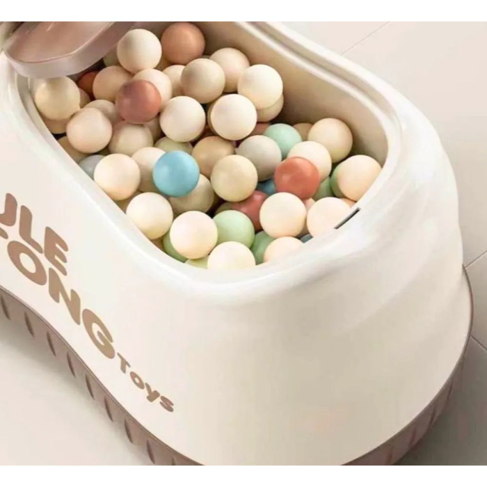 Masina pentru Copii, , Model Pantof, 4 Roti, 1-6 ani, Cutie de Depozitare, din ABS, 48 x 27 x 34 cm, Maro [3]