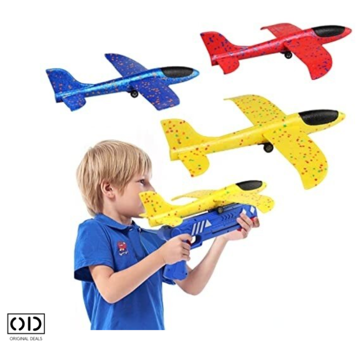 avion spuma, avion cu pistol lansator, avion cu lumini led, avion zburator copii, jucarie avion, avion original deals, jucarie zburatoareavion din spuma cu pistol lansator original deals, avion zburator pentru copii cu lumini led, avion jucarie care zboara 15 metri, avion spuma rezistent cu leduri, avion distractiv pentru copii exterior, avion cu lansator manual pentru baieti, jucarie educativa zburatoare cu lumini [14]