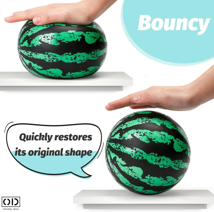 Minge pentru Plaja si Piscina cu Imprimeu Pepene, PVC Cauciucat, 24 cm – Original Deals [18]