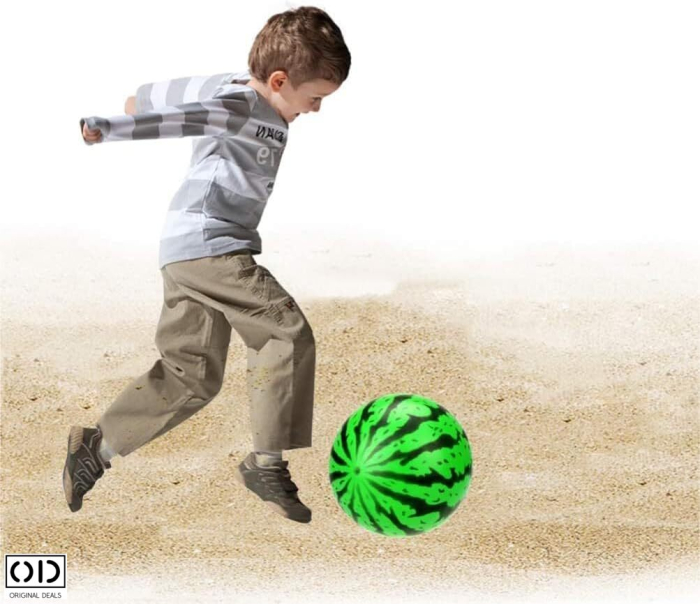 Minge pentru Plaja si Piscina cu Imprimeu Pepene, PVC Cauciucat, 24 cm – Original Deals [17]