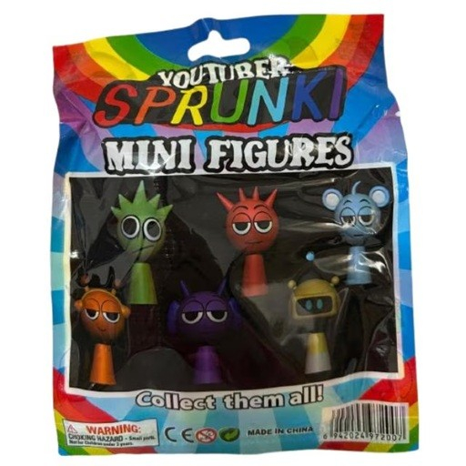 Mini Figurina Sprunki, , MisteryBox, 12 Personaje Diverse de Colectionat, 6.8 - 8.2 cm, Multicolor [2]