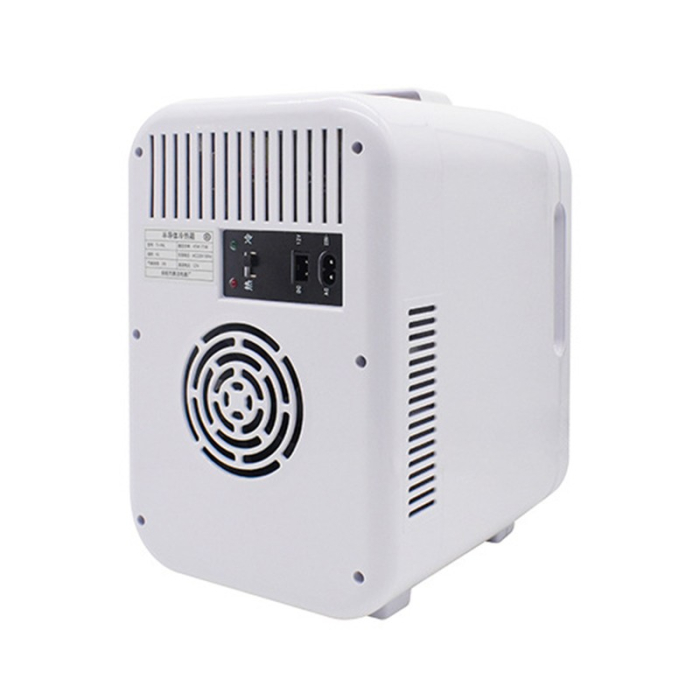 Mini frigider cosmetice, , dubla functie de incalzire/racire, portabil, 8L, alb [5]