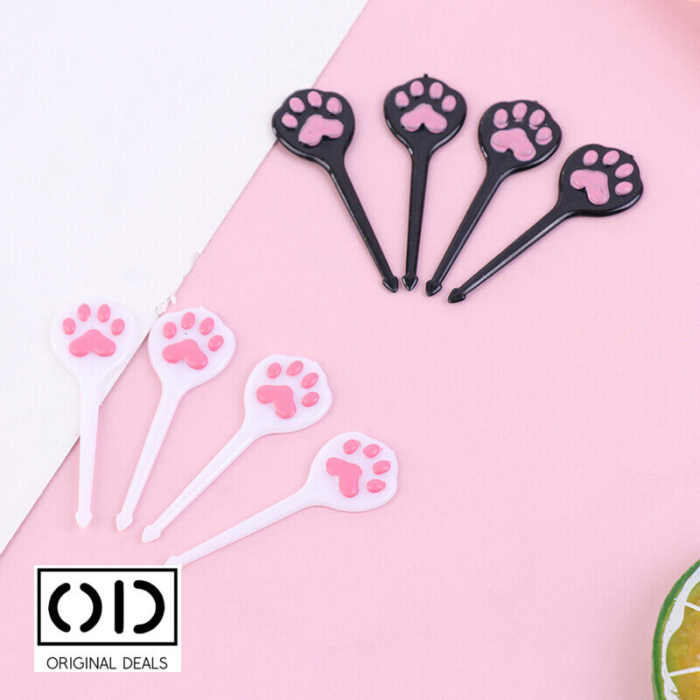 Furculite pentru petrecere copii Furculite pentru fructe legume prajituri  Furculite de unica folosinta pentru copii Tacamuri pentru copii  Tacamuri de unica folosinta Furculite copii Tacamuri PVC [5]