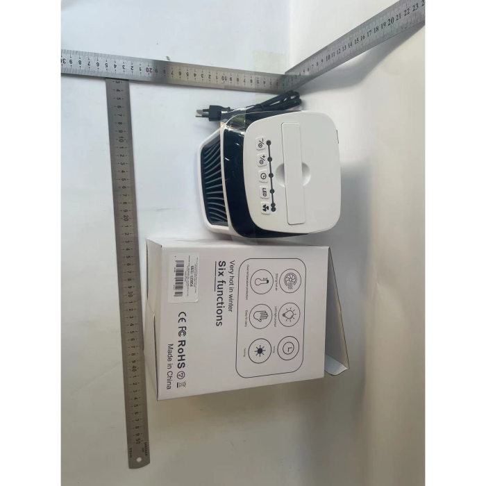 Mini incalzitor portabil , afisaj digital, sincronizare inteligenta, lumina de noapte colorata [7]