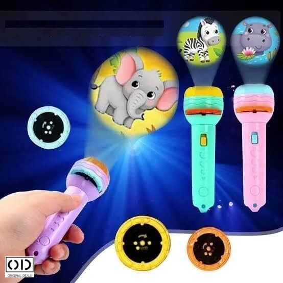 Mini Proiector de Mana pentru Copii Tip Lanterna, 24 Imagini – Original Deals [11]