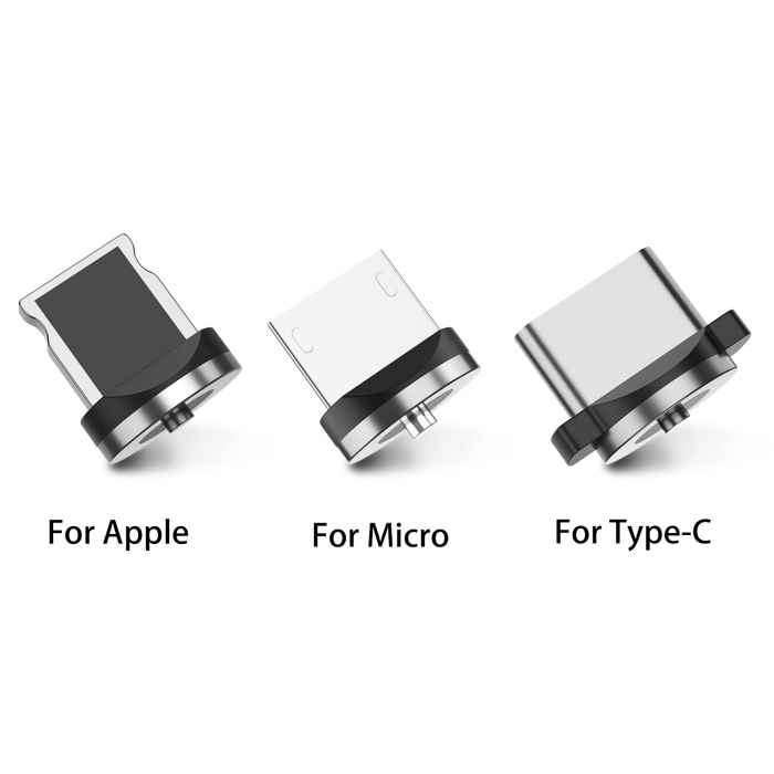 Mufa Magnetica cu Rotire 360° Pentru Cabluri USB cu incarcare Rapida si Transfer de Date 480MB/s, Noua Generatie [8]