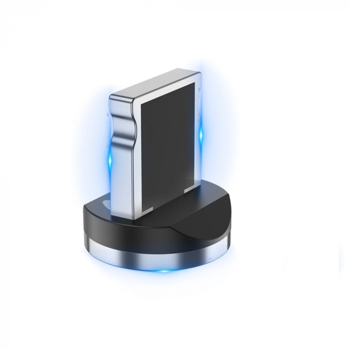 Mufa Magnetica cu Rotire 360° Pentru Cabluri USB cu incarcare Rapida si Transfer de Date 480MB/s, Noua Generatie [2]