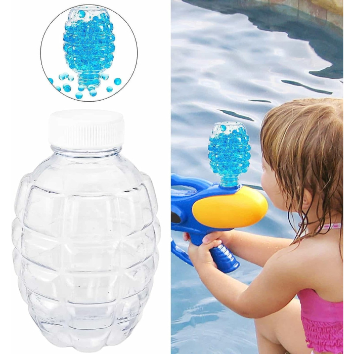 Munitie, , 20.000 Bile Gel pentru pistoale de jucarie Gel Blaster, Sticla Ananas 10.5x6.5 mm, Albastru [4]