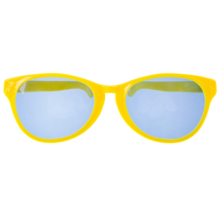 Ochelari Deghizare, , Marime Exagerata, din Plastic, 26 x 9 cm, Galben [3]