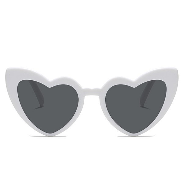 Ochelari in Forma de Inima, , pentru Petrecerea Burlacitelor, Tematica Nunta, Protectie Soare, 14.7x4.9x14.2 cm, Alb [3]