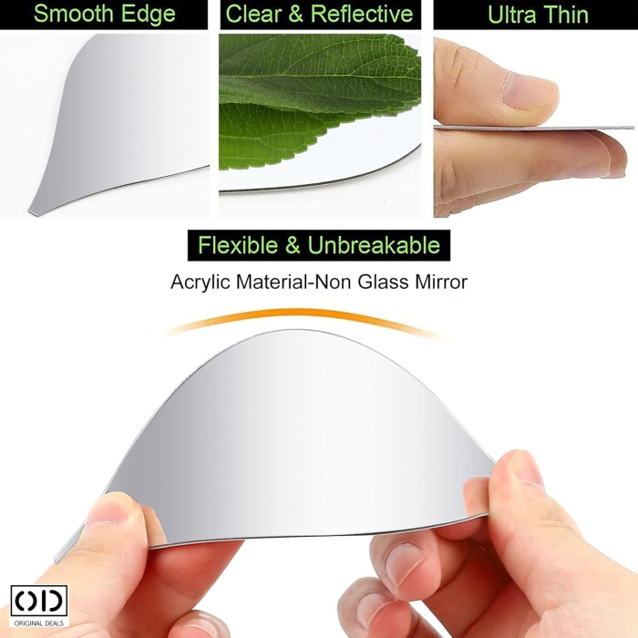  Oglinda Decorativa Acrilica Incasabila pentru Perete si Mobila Original Deals  [6]