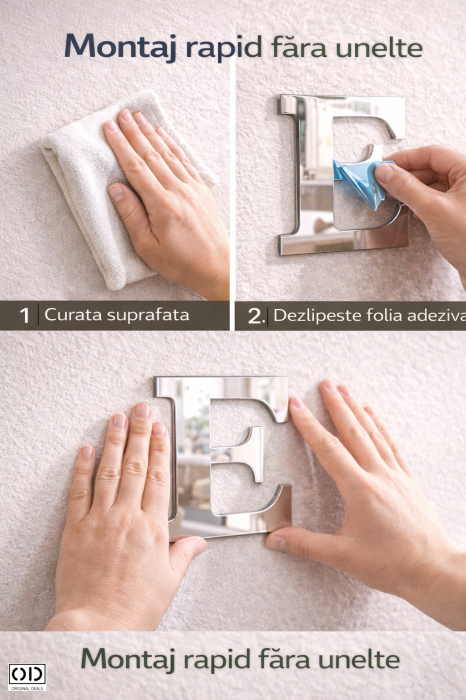 Oglinda Decorativa Text HOME cu Fluturasi Set 34 Bucati – ORIGINAL DEALS [8]