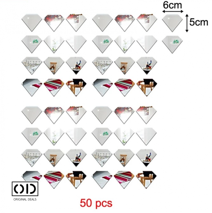 Oglinzi Decorative  Oglinzi acrilice pentru decor Oglinda acrilica pentru decorul peretilor oglinda acrilica autoadeziva oglinda acrilica dedeman jysk oglinda Jumbo Oglinda Oglinda Autoadeziva [6]