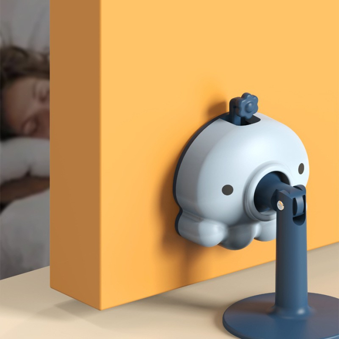 Opritor de Usa, , din Silicon, cu Prindere de Podea, Anti-Coliziune, 5.5 x 5.5 x 5.5cm, Albastru [9]