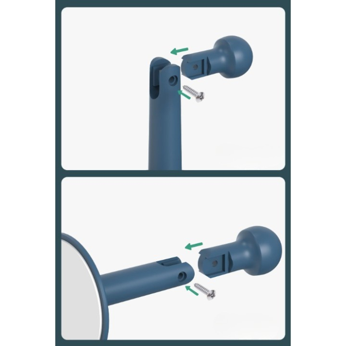 Opritor de Usa, , din Silicon, cu Prindere de Podea, Anti-Coliziune, 5.5 x 5.5 x 5.5cm, Albastru [4]