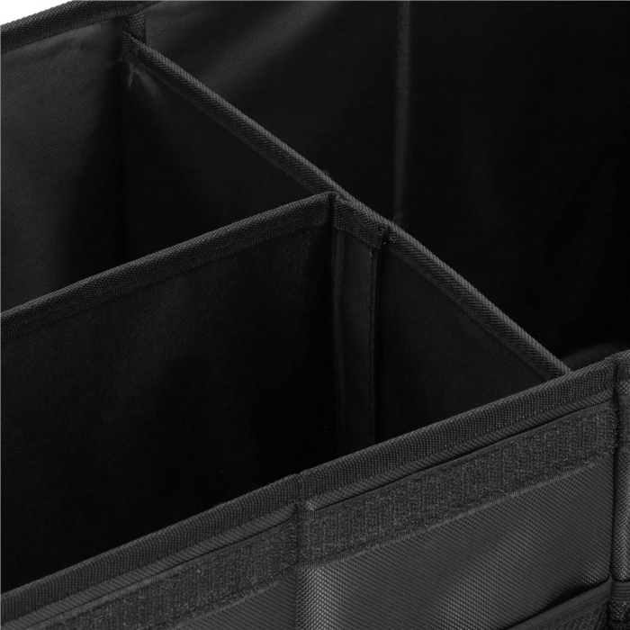 Organizator pentru portbagaj tip lada, cu buzunare laterale, pliabil, 30x58x33cm, negru [17]