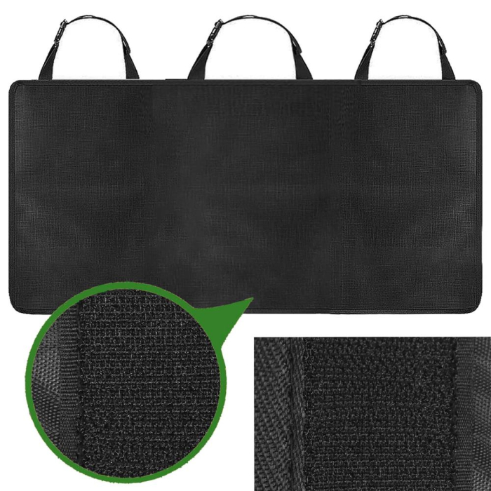 Organizator pentru spatarul masinii, cu 8 buzunare, 88x46cm, negru [8]