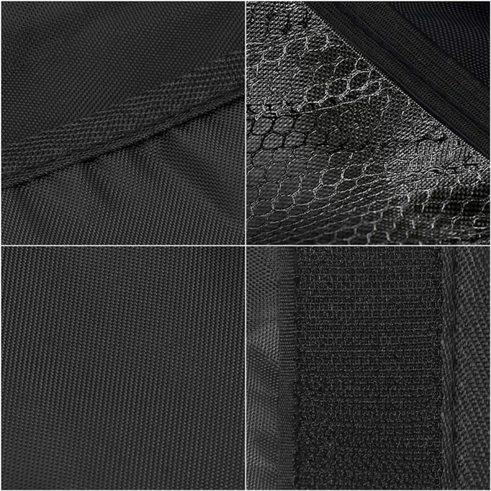 Organizator pentru spatarul masinii, cu 8 buzunare, 88x46cm, negru [9]