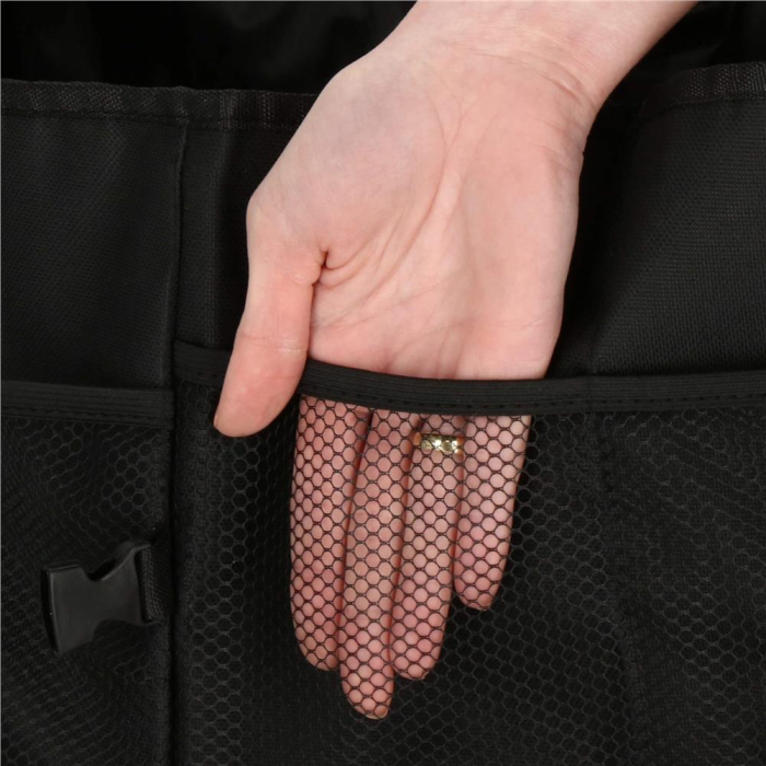 Organizator portbagaj pliabil, compartimentat, rezistent la apa, 56x40x26cm, negru [6]