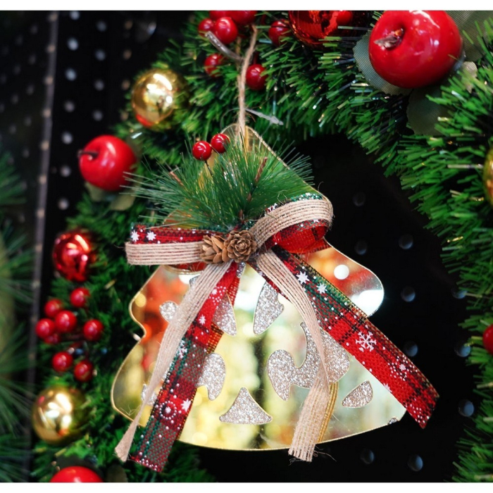 Ornament brad, , Brad, Auriu, Lucios, 16*17CM, Acril, Interior/ Exterior [8]