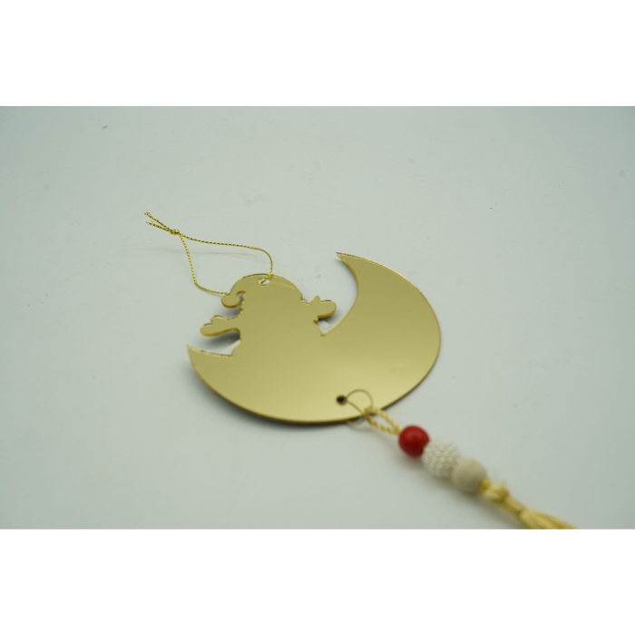 Ornament brad, , Luna, Auriu, Lucios, 10*25CM, Acril, Interior/ Exterior [4]