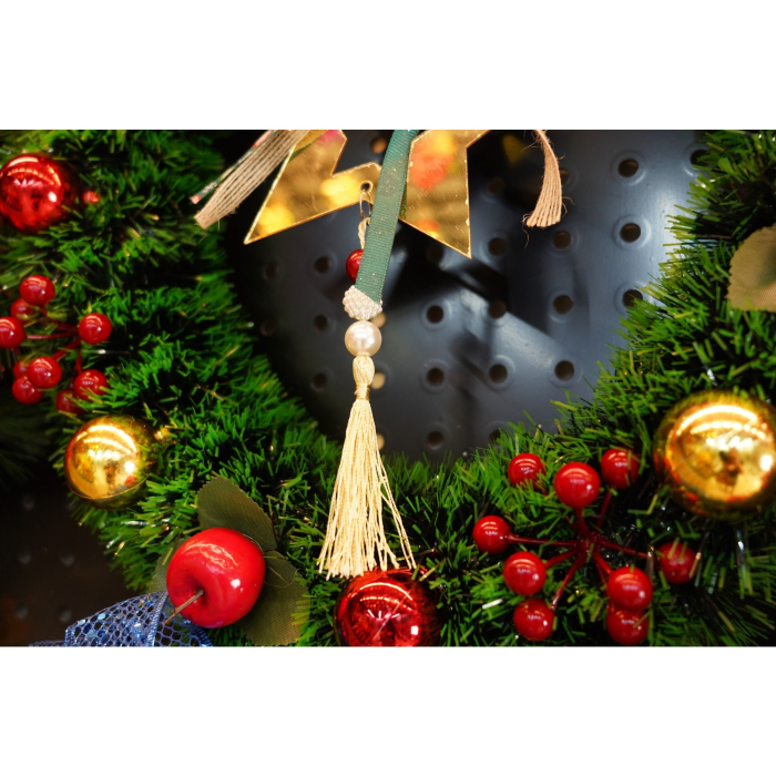 Ornament brad, , Stea, Auriu, Lucios, 15*26CM, Acril, Interior/ Exterior [4]