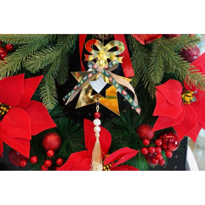 Ornament brad, , Stea, Auriu, Lucios, 15*26CM, Acril, Interior/ Exterior [7]