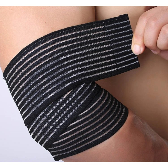 Orteza Elastica, , Pentru Picior/Mana, cu Prindere Velcro, 7.5 x 180 cm, din Nailon, Negru [3]