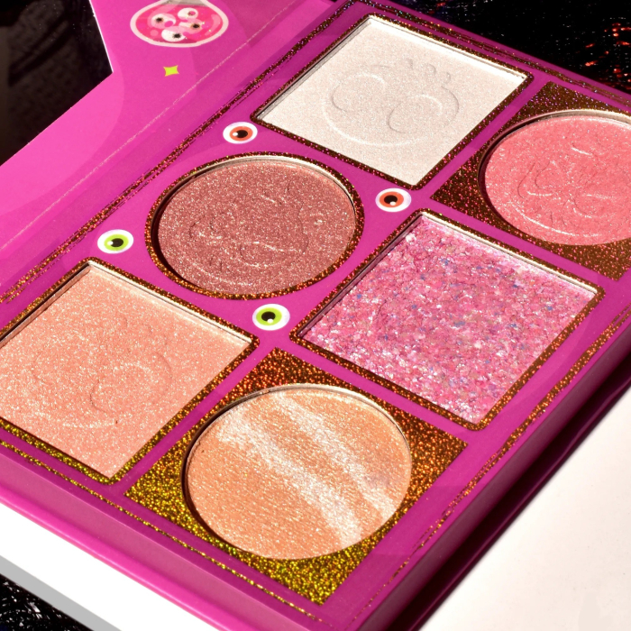 Paleta Iluminatoare, , 6 Nuante, Halloween, Culori Calde, Dreptunghiulara, 160g, Valabilitate 24 Luni, 17.4x11.5x1.3 cm, Varianta A, Nude-Rose [4]